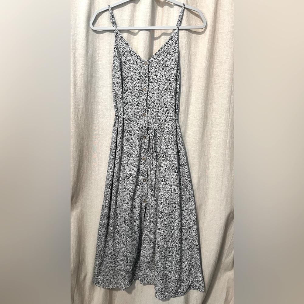 🩵Sienna Sky Speckled Midi Dress